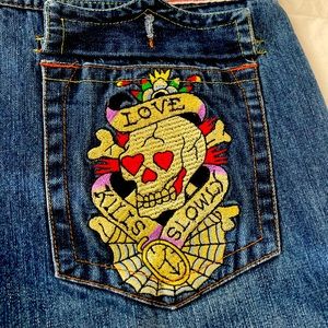 Vintage tattoo at hottie jeans size 40,34 rear find